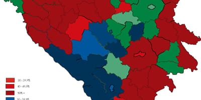 Bosna religije karti