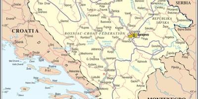 Karta Bosne turist